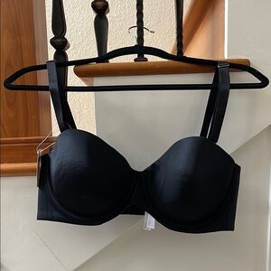 Soma Vanishing Adjustable Strap Configurations & Strapless Black Bra 38D